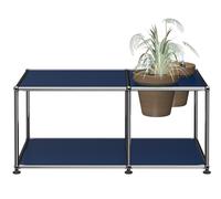 Plant worlds Side table USM Haller Steel blue - USM HALLER DE_QS_M48 STAHLBLAU