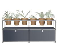 Plant worlds Sideboard Configuration 2 USM Haller Anthracite grey - USM HALLER DE_QS_M47 ANTHRAGR