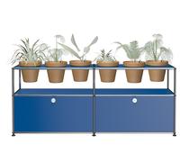 Plant worlds Sideboard Configuration 2 USM Haller Gentian blue - USM HALLER DE_QS_M47 ENZIBLAU