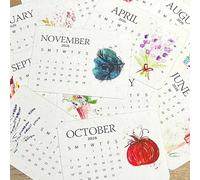Plantable Love Seed Calendar 2026, Eco-Friendly Recycled Seed Paper Desk Calendar, Creative Plant Calendars for Planning, Scheduling and Organization, for Women Gift