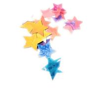 Plantable Wildflower Seed Paper Stars, 30 Pieces, Mixed Galaxy Colours, 6 cm, Wedding Favours, Memorial Tokens - Mixed Colour seeded Paper Card Star