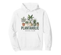 Plantaholic Social Club Houseplants Botanical Pullover Hoodie