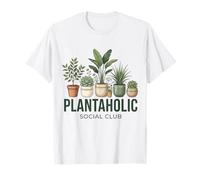 Plantaholic Social Club Houseplants Botanical T-Shirt