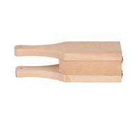 Plantain Press - Wooden Handle Press Tool for Stuffing | Solid Wood Kitchen Gadget, Manual Flattening Maker, Easy Grip Pressed Tool for Fried Banana Chips Appetizer Meal Prep Home Restaurant Use