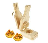 Plantain Smasher Press | Wooden Fried Banana Smasher,Fried Banana Masher | for Kitchen Cooking Grill Home Camping Party Buffet Salad Making