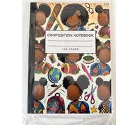 Plantaingurl Designs Creative Expression Notebook [Composition Notebook], [100 Pages], Wide Ruled, 8.25" x 11.25", Creative & Artistic Writing Notebook for Students & Creatives (Faceless Girl Cultural