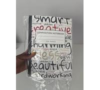 Plantaingurl Designs You Are Everything Affirmation Notebook, Wide Ruled, 8.25" x 11.25", Inspirational Journal for School, Office, Women & Girls (Smart, Creative, Beautiful Cover) (Composition