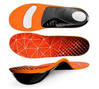 Plantar Fasciitis Arch Support Insoles - Welnove Heavy Duty High Arch Inserts Standing All Day, Fatigue Reduce - Orthotic Cushions for Foot Pain, Flat Feet, Heel Spurs, Man & Women, Fit Most Shoes (L)