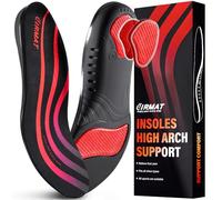 Plantar Fasciitis Insoles, Arch Support Inserts for Men and Women for Plantar Fasciitis Relief Walking All Day Orthotic Inserts for Men Women, Flat Feet,