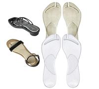 Plantar Fasciitis Insoles Arch Support Inserts Women for Sandals and Flip-Flops 2Pairs Self Adhesive Women Gel Arch Support Cushion Insoles Improve Fit and Relieves Pain from Plantar and Flat Feet