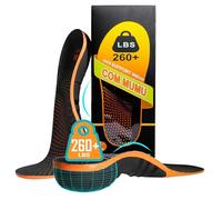 Plantar Fasciitis Insoles for Standing All Day, Heavy Duty High Arch Suppport Pain Reflief Orthotic Insert for Flat Feet Women Men Work Boots Shoe (Black, M | Men 8.5-10/WOMEN 9.5-11)