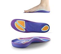 Plantar Fasciitis Insoles, QBK Arch Support Insole for Women&Men Helps Prevent Overpronation, Heel Spur, Metatarsalgia, Suitable for Work, Standing. XL