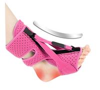 Plantar Fasciitis Night Splint Lightweight Foot Drop Brace Relief Heel Pain Foot Drop Ankle Support for Men Women Pink Plantar Fasciitis Brace Plantar Fasciitis Night Splint Foot Drop Ankle Support