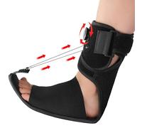 Plantar Fasciitis Night Splint - Plantar Fasciitis Relief Brace for Women & Men, Planters Facetious Relief for Heel Spurs, Foot Drop & Achilles Tendonitis, Black Medium (Men 5-9, Women 6.5-10.5)