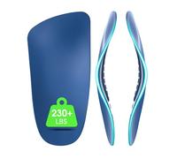 Plantar Fasciitis Relief Arch Support Insert 3/4 Length Shoe Insoles for Women Men High Arch & Flat Feet,Relieve Foot Back Hip Leg and Knee Pain X/O Legs,Improve Balance Alignment