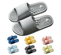 Plantar Fasciitis Slippers Slipper Massage Acupuncture Slippers Mens Sliders Size 8 Summer Home Indoor Non Slip Soft Bottom Sandals Grey