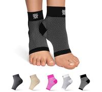 Plantar Fasciitis Socks for Instant Foot Pain Relief by Bitly - Premium Compression Socks Essential for Athletes - Superior Heel, Ankle, Arch & Foot Compression Sleeve Support, Black X-Large (1 Pair)