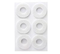 Plantar Wart Remover Calluses Plaster Cushion Toe and Foot Protector Corn Cushions Self Adhesive Felt Corn Rings Pads Cushion Soft Corn Pads Toe and Foot Protectors Round