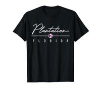 Plantation Florida (FL) Value Graphic T-Shirt, Men, Black, M