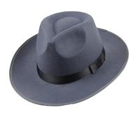 Plantation Hats for Men Panama Hat Autumn Vintage Cap Black Large Head Hats (Grey, One Size)