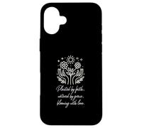 Planted By Faith Watered By Grace Blooming With Love Case for iPhone 16 Plus
