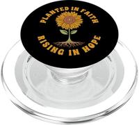 PLANTED IN FAITH RISING IN HOPE QUOTE PopSockets PopGrip for MagSafe