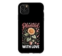 Planted With Love Sunflower Floral Botanical Gardening Case for iPhone 11 Pro Max