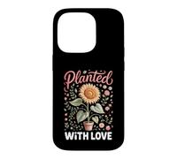 Planted With Love Sunflower Floral Botanical Gardening Case for iPhone 14 Pro