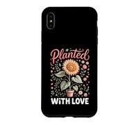 Planted With Love Sunflower Floral Botanical Gardening Case for iPhone XS Max