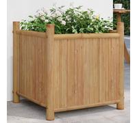 Planter 50x50x50 cm Bamboo Berkfield Home Brown One Size