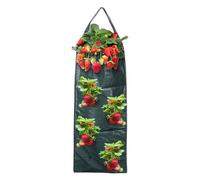 Planter Bags - Plant Grow Bag - 8-Hole Breathable Space Saving Gardening Pot Vertical Planting for Balcony Outdoor Fence
