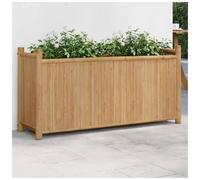 Planter Bamboo Natural 100x30x50cm Raised Garden Bed Elevated Patio For Herbs UK