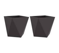 Planter Box Outdoor Garden Steel Rectangular Plants Decor Containers vidaXL