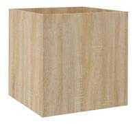 vidaXL Planter Box Sonoma Oak 40x40x40 cm Engineered Wood