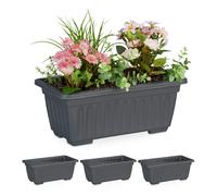 Planter decorative pots gardening containers indoor flower boxes Lightweight