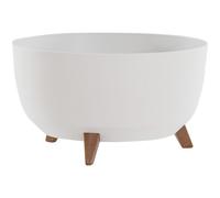Planter Flower Pot Oslo White 47x26, 5 CM Plastic