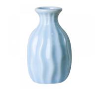 Planter Innovative Small Ceramic Bud Vases: A Tactile Design for Home Decor and The Saving Hydroponic Vases Ideal for Compact Living 2025 (Blue, One Size)