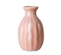 Planter Innovative Small Ceramic Bud Vases: A Tactile Design for Home Decor and The Saving Hydroponic Vases Ideal for Compact Living 2025 (Pink, One Size)