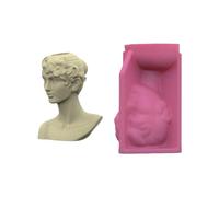 Planter Mold Crafting Flexible Vase Molds Human Head Shape Flowerpot Mold Suitable for Making Flower