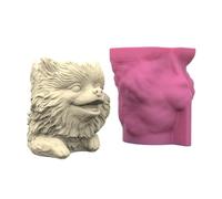 Planter Molding Tool Silicone for Making Dog Shaped Plant Container Flower Pots Mold Soft Silicone Pots Moulds