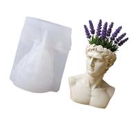 Planter Molding Tool Silicone for Making Greek Head Shaped Plant Container Flower Pots Mold Silicone Mold