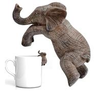 Planter Ornament - Clutch Elephant Resin Vase | Cute Decoration for Garden, Balcony, Interiors, Hanging Accessory for , Unique Addition for Plants