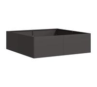 Planter Outdoor Flower Pot Garden Raised Bed Patio Plant Pot Steel vidaXL