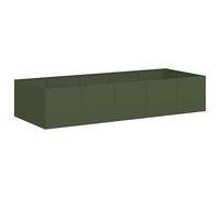 vidaXL Planter Anthracite 80x40x40 cm Cold-rolled Steel