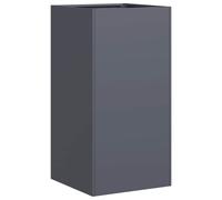 Planter Outdoor Flower Pot Garden Raised Bed Patio Plant Pot Steel vidaXL