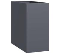 Planter Outdoor Flower Pot Garden Raised Bed Patio Plant Pot Steel vidaXL