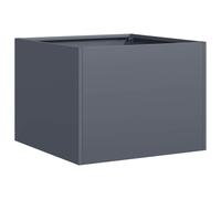 vidaXL Planter Anthracite 80x80x40 cm Cold-rolled Steel