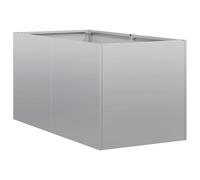 vidaXL Planter 40x80x40 cm Galvanised Steel plant pot plant stand raise bed