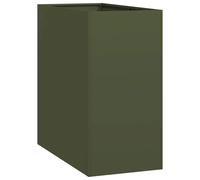 Planter Outdoor Flower Pot Garden Raised Bed Patio Plant Pot Steel vidaXL