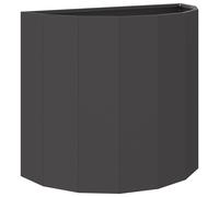 Planter Outdoor Garden Container Holder Terrace Pot Half Round Fixture vidaXL